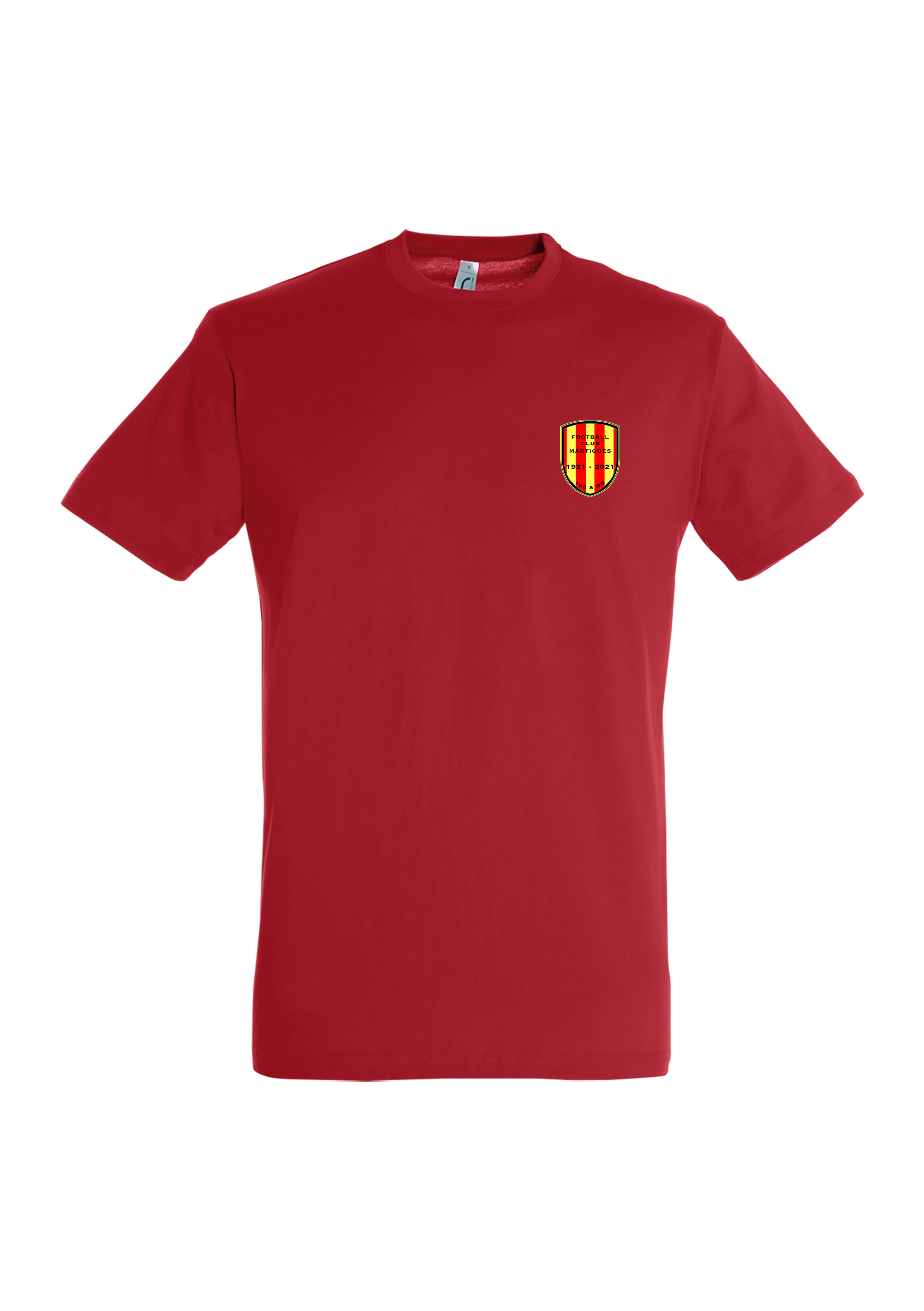 T-shirt Adulte Rouge "100 et Or" - n11380145A
