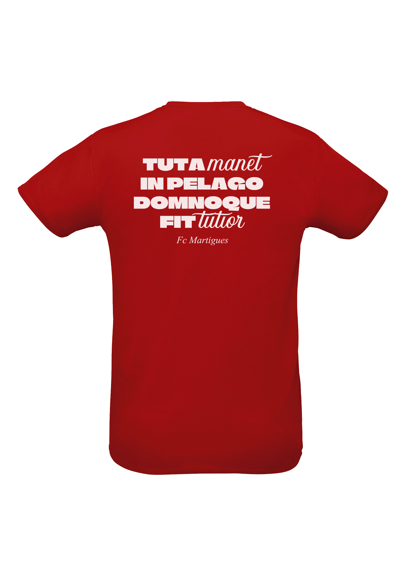 T-shirt sport Adulte FC Martigues Rouge - pn02995145B
