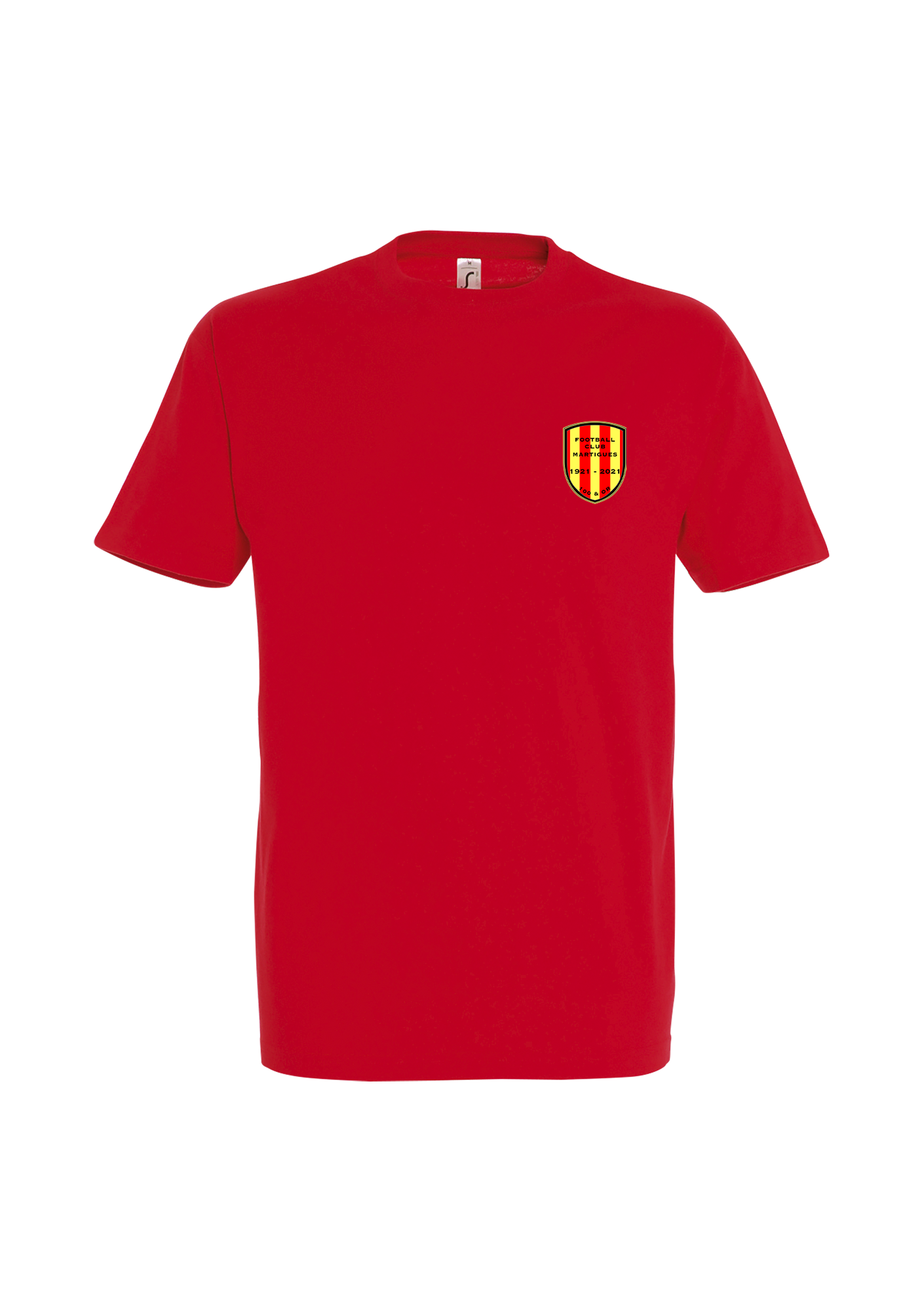 T-shirt Homme premium "100 et Or" Rouge - pn11500145A
